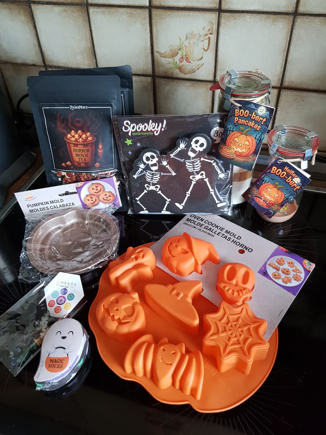 Customer photo review of Halloween Silikon Backformen mit Kürbis, Geist & Co.