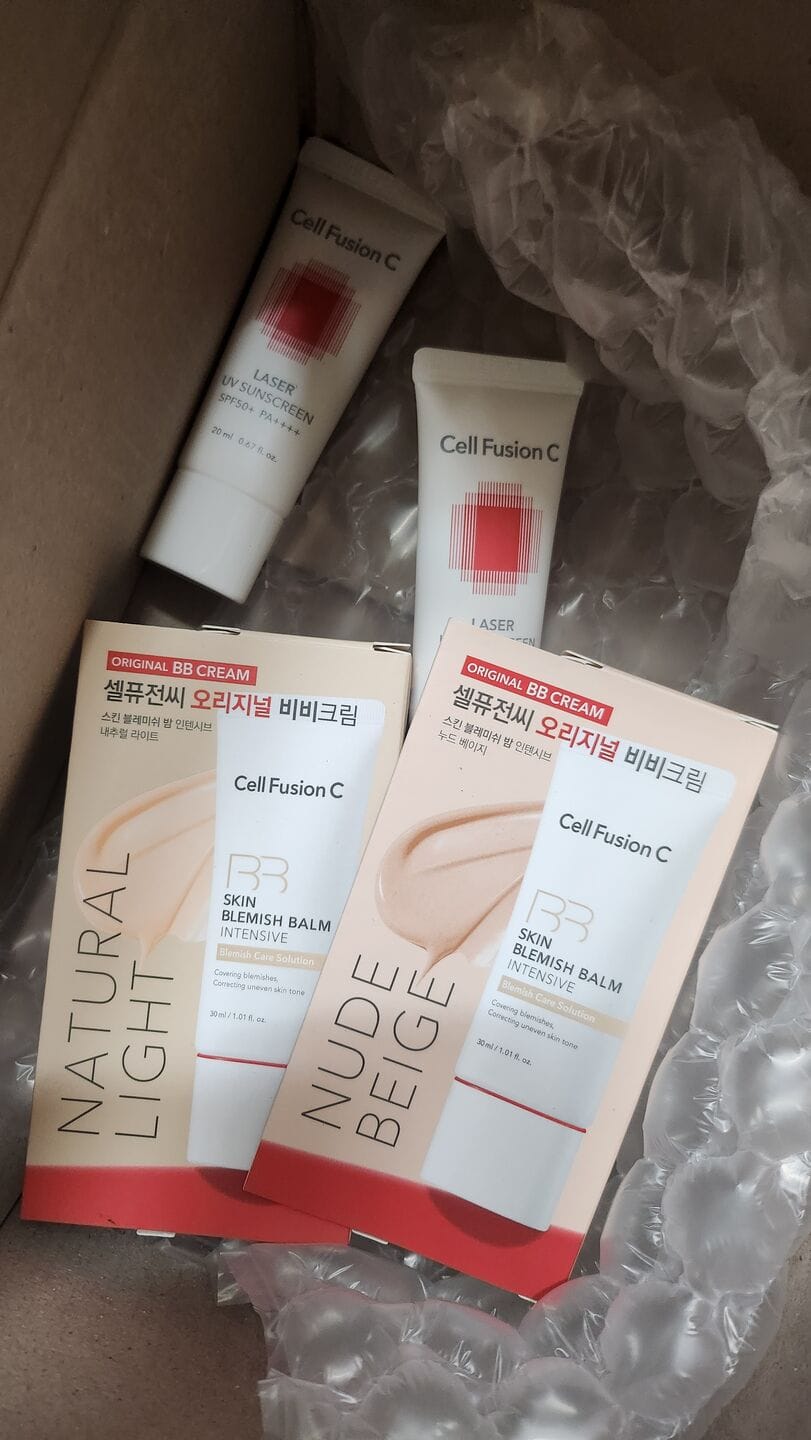 Customer photo review of Skin Blemish Balm Intensive (6 Shades)