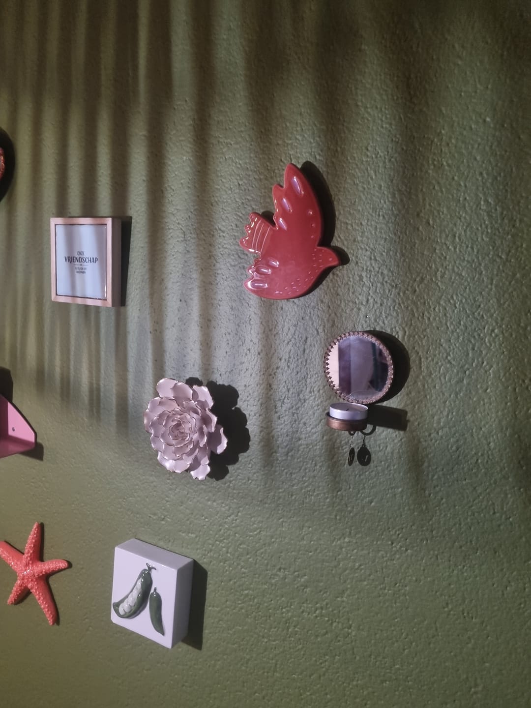 Customer photo review of Tealight Holder Round Mirror