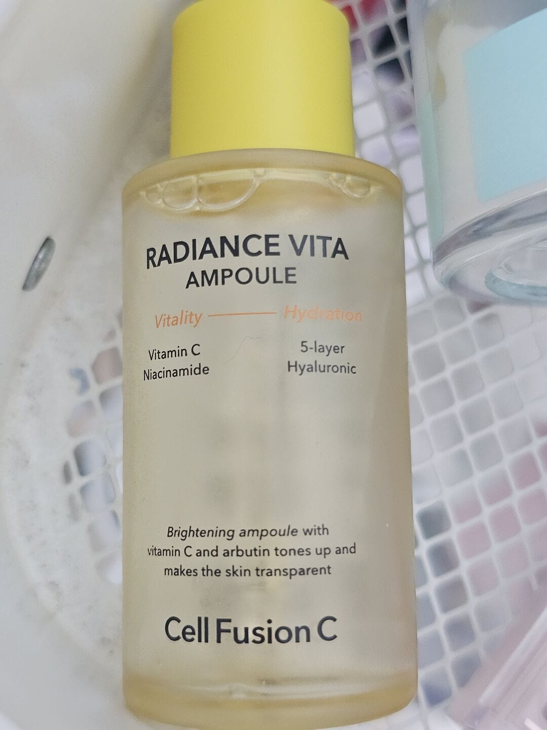 Customer photo review of Toning C Dark Spot Serum