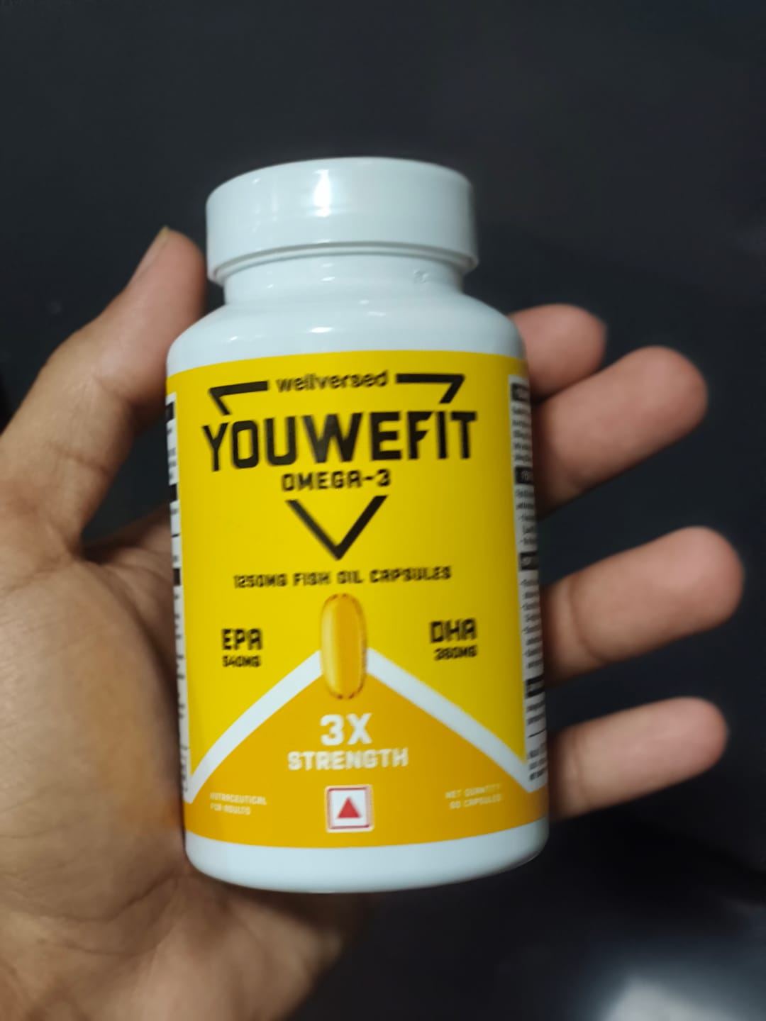 Customer photo review of YouWeFit Omega-3 Fish Oil (60 Capsules), 1250mg