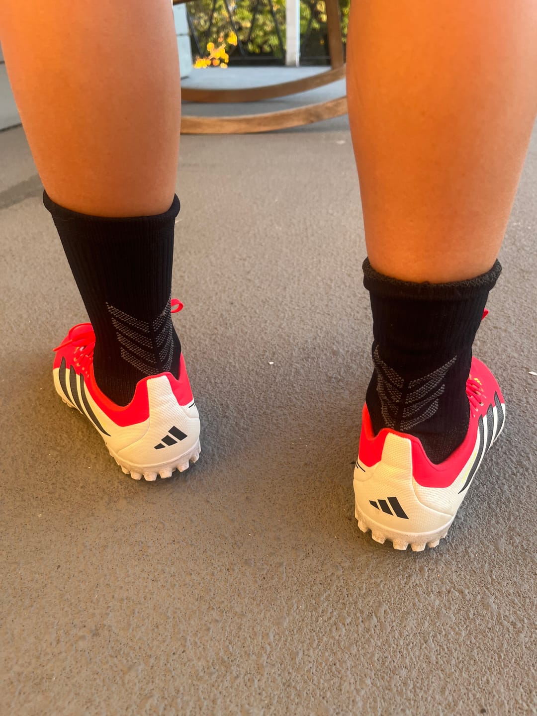 Customer photo review of Teqnigrip Crew Sock