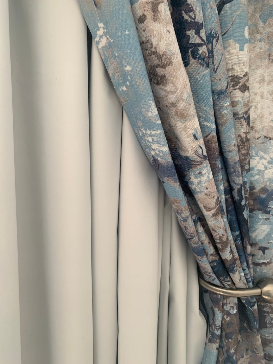Customer photo review of Blackout Curtain Lining Fabric