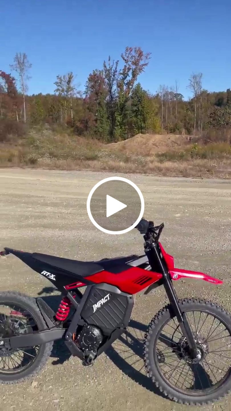 Customer video review of Eskute® RTX 19"17" 6500W Electric Dirt Bike for Adults