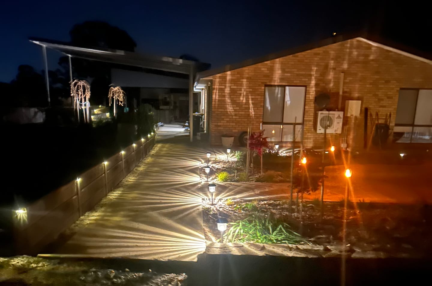 Customer photo review of SolaGarden™ Festoon Lights