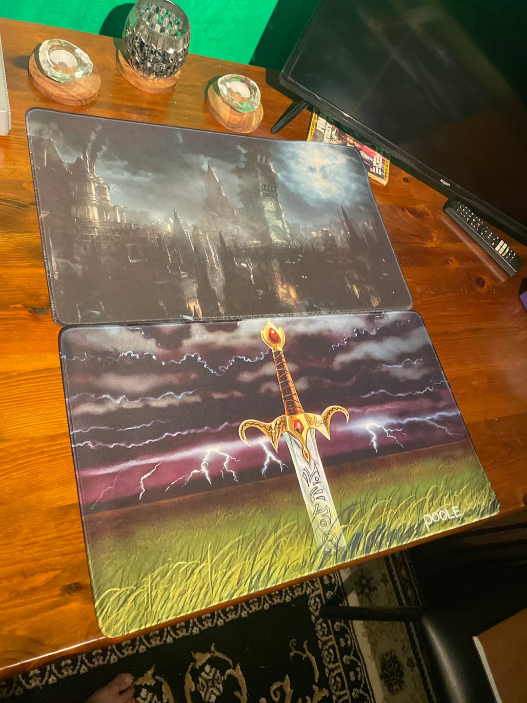 Customer photo review of Custom TCG Playmat - Single Player (600mm x 350mm)