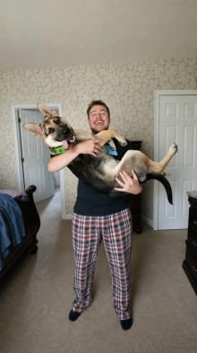 Customer photo review of OptimaPets - 12 Meses de Protección Antipulgas y Garrapatas 100% Natural para Perros
