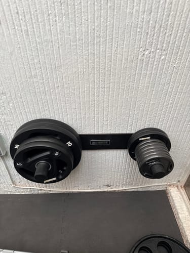 Customer photo review of Disco Olímpico de 3 Agarres IRONSIDE (2.5 a 25 kg)