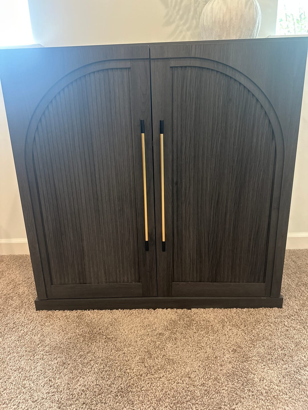 Customer photo review of Jagger Double-Arc Wood Door Modular Sideboard