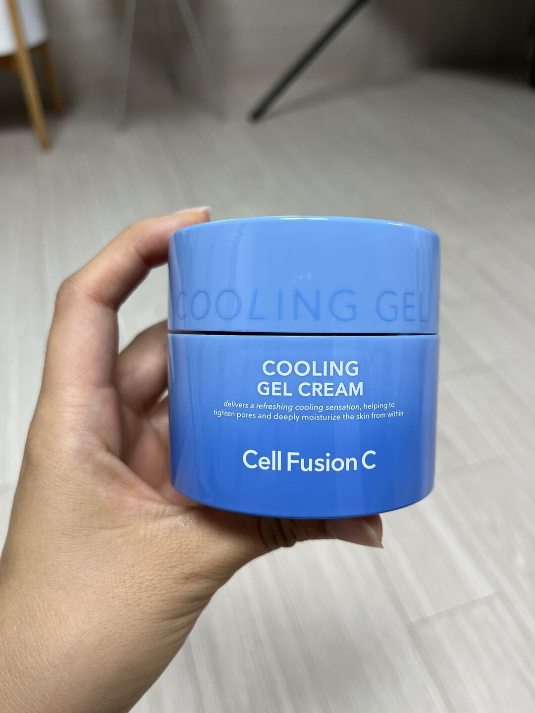 Customer photo review of Post Alpha Cooling Gel Cream