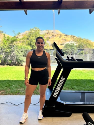 Customer photo review of Caminadora Plegable LED IRONSIDE Glam