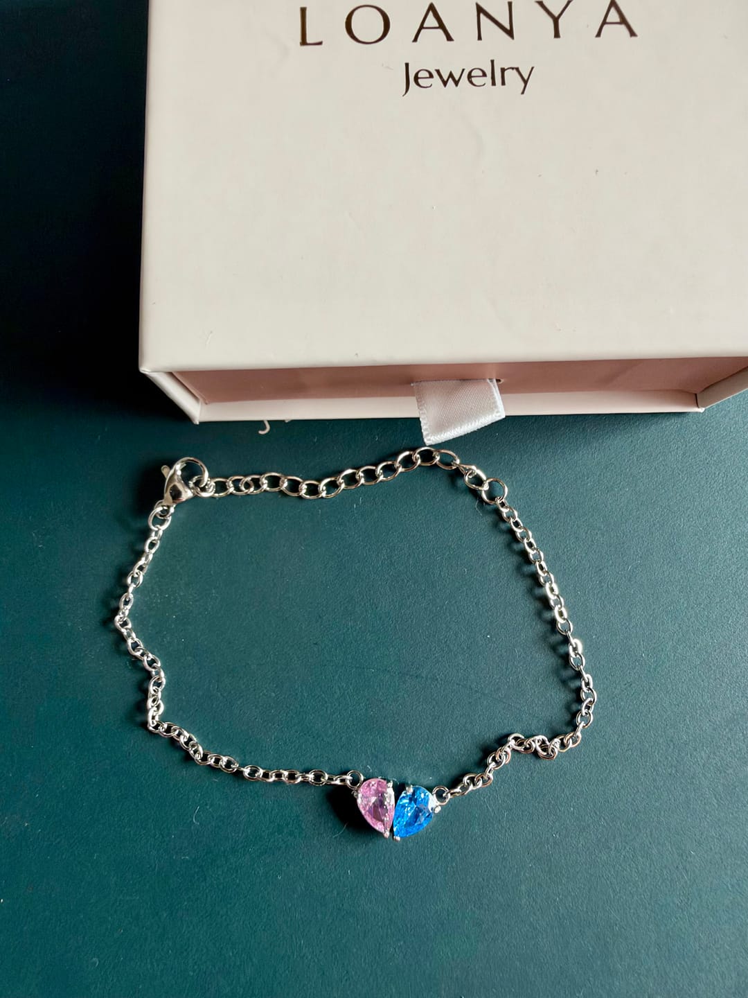 Customer photo review of Duo Geburtsstein Armband