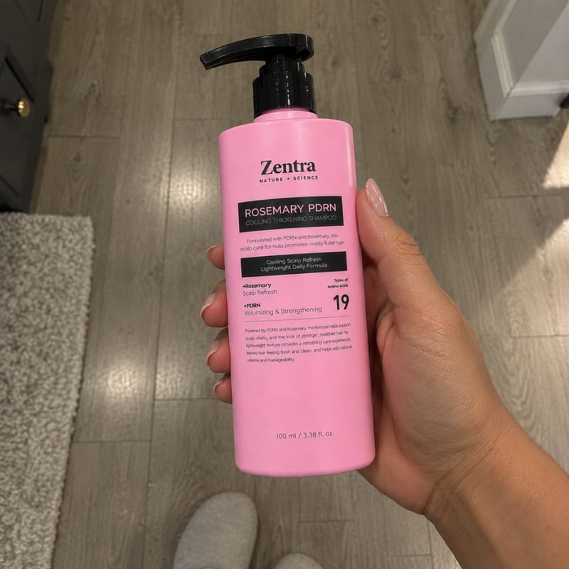Customer photo review of Rosemary PDRN Shampoo