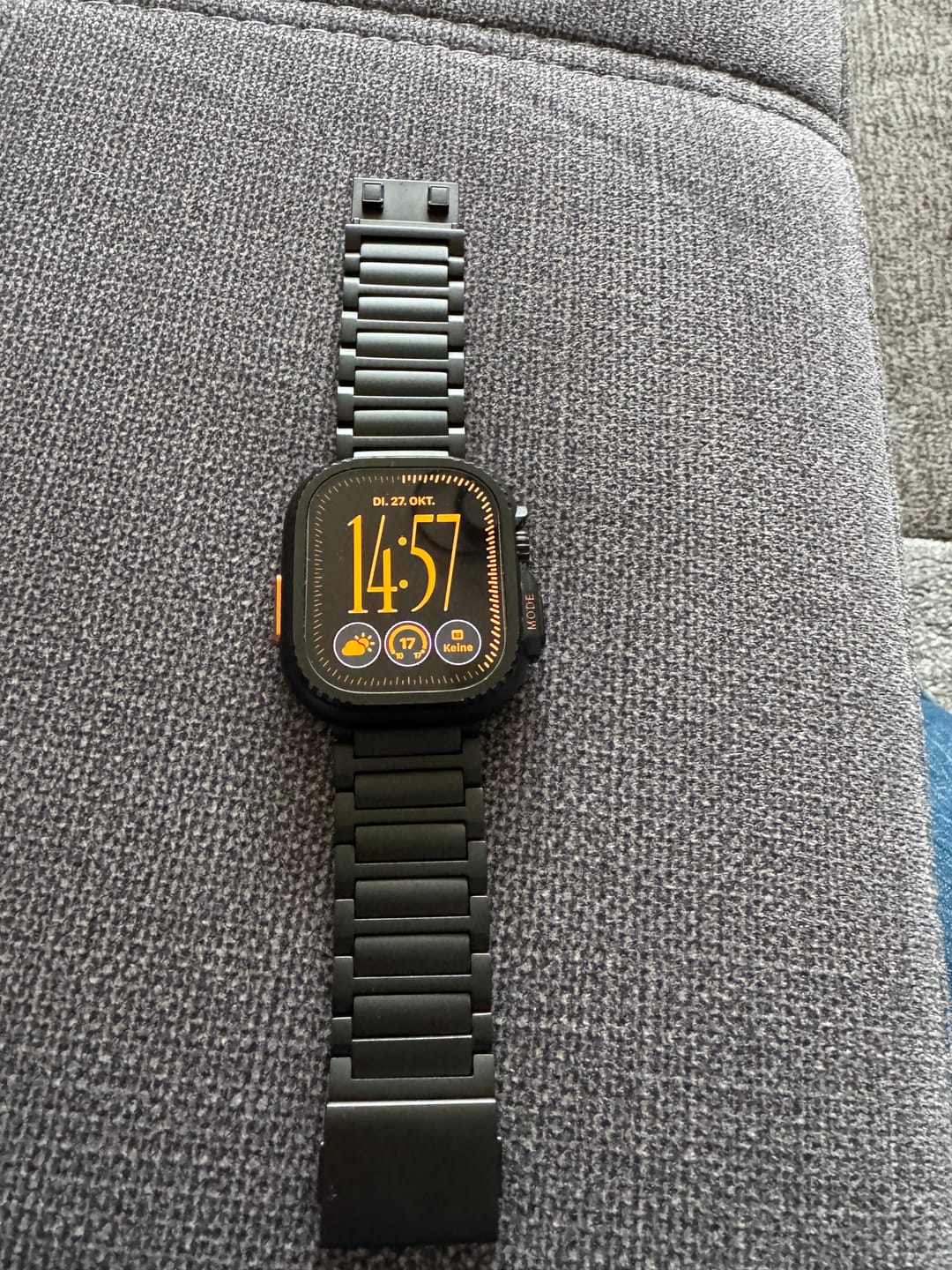 Customer photo review of arktisband Apple Watch Ultra Titanarmband „Maverick“