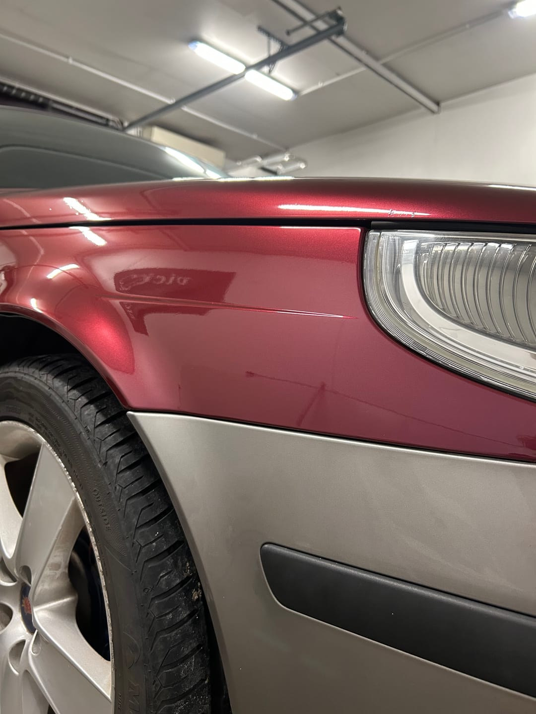 Customer photo review of Mallcas™ Glossy Metallic Rupee Purple Vinyl Wrap (PET Liner)