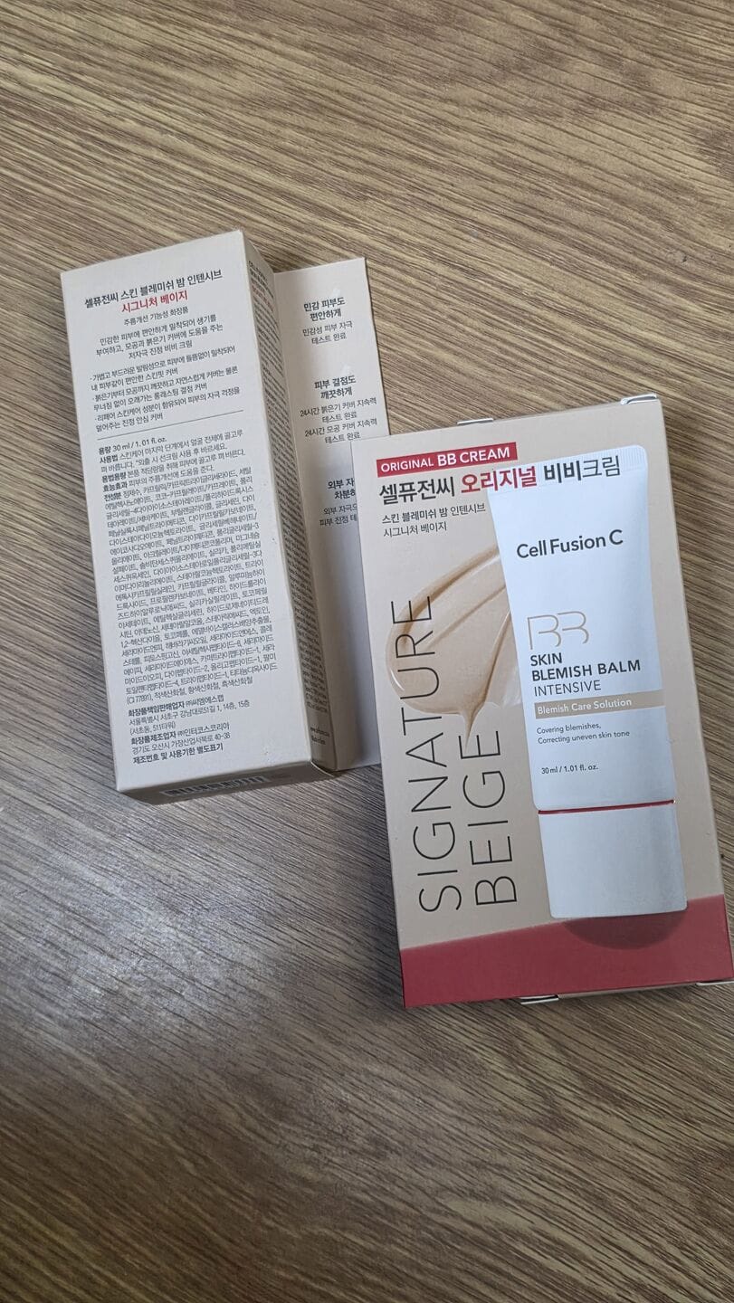 Customer photo review of Skin Blemish Balm Intensive (6 Shades)