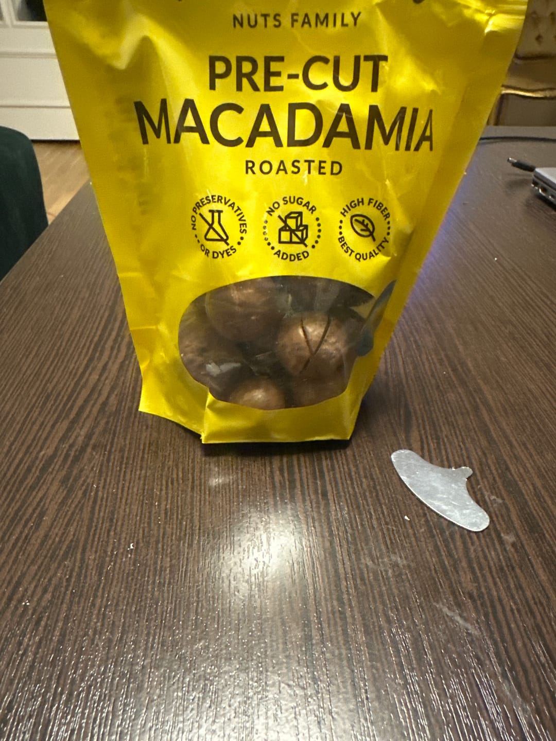Customer photo review of Įpjauti skrudinti makadamijų riešutai