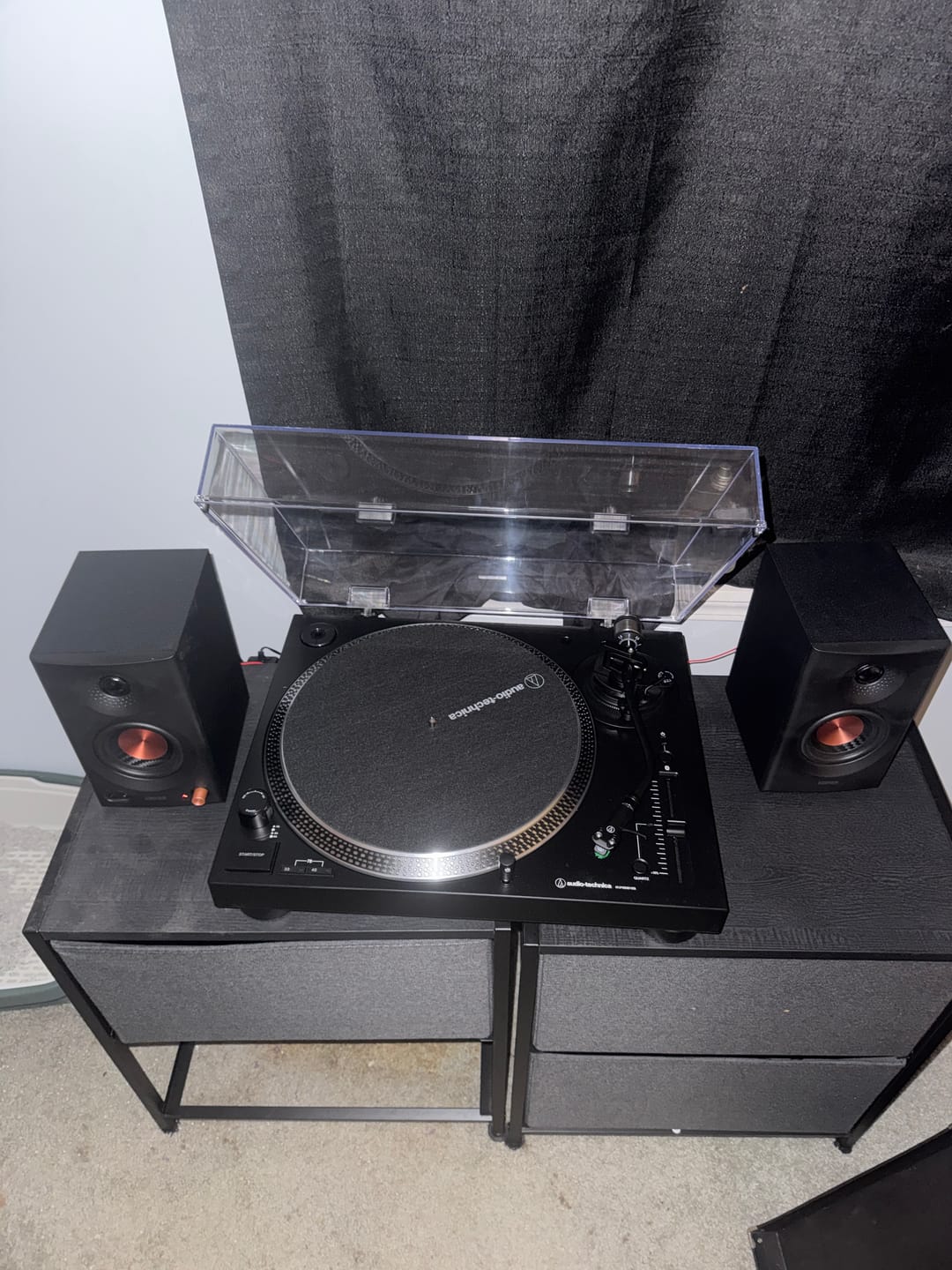 Customer photo review of MR3 Powered Studio Monitor Speakers