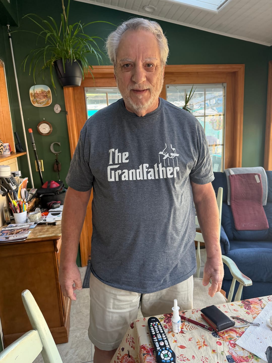 Customer photo review of The Grandfather T-Shirt