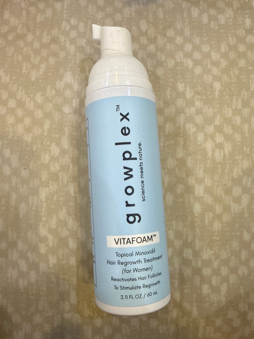 Customer photo review of VITAFOAM ™ Hair Growth Formula