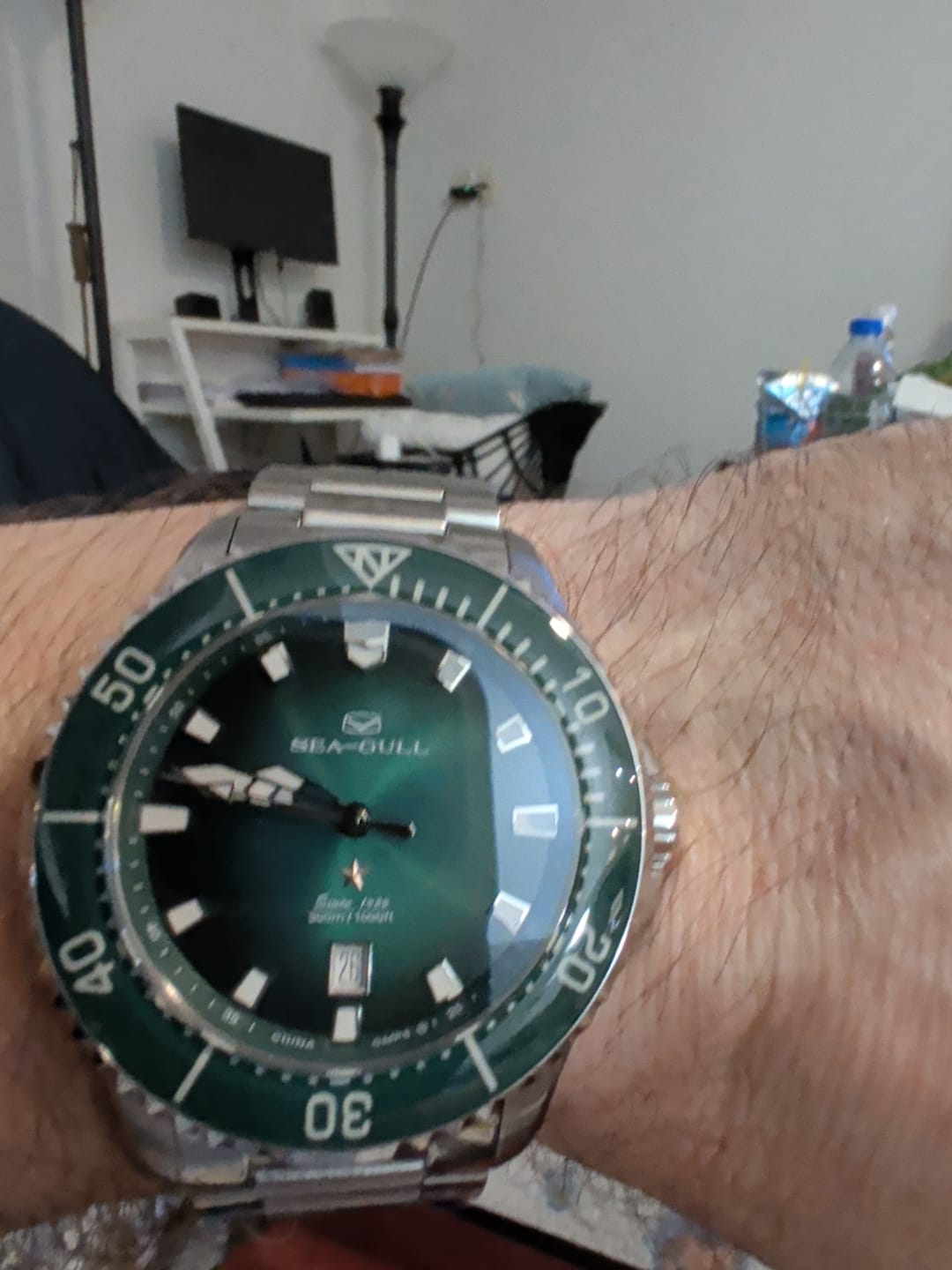 Customer photo review of Ocean Series Pro 300m Waterproof Diving Watch 44mm