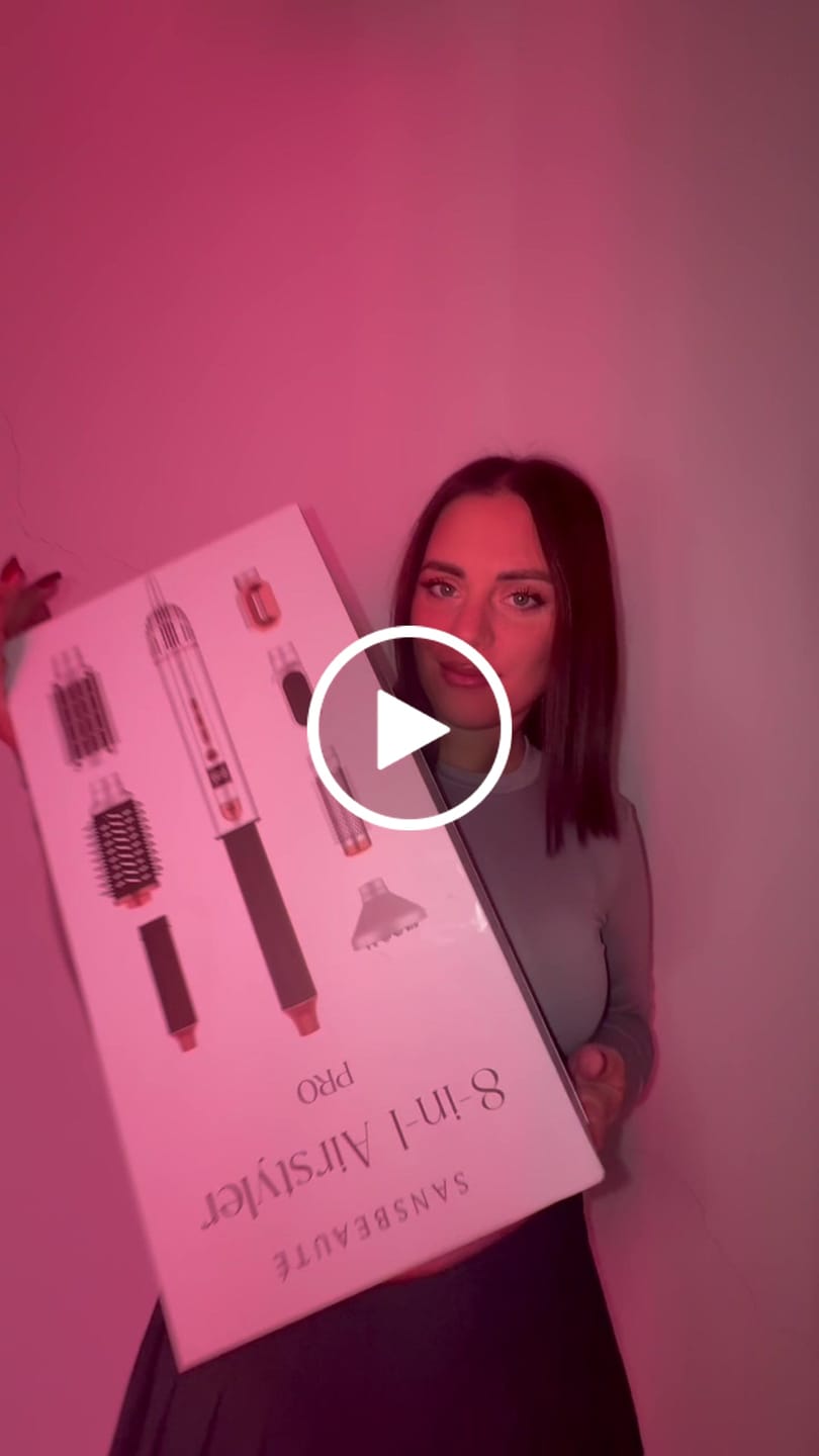 Customer video review of SANSBEAUTÉ® 8-IN-1 AIRSTYLER