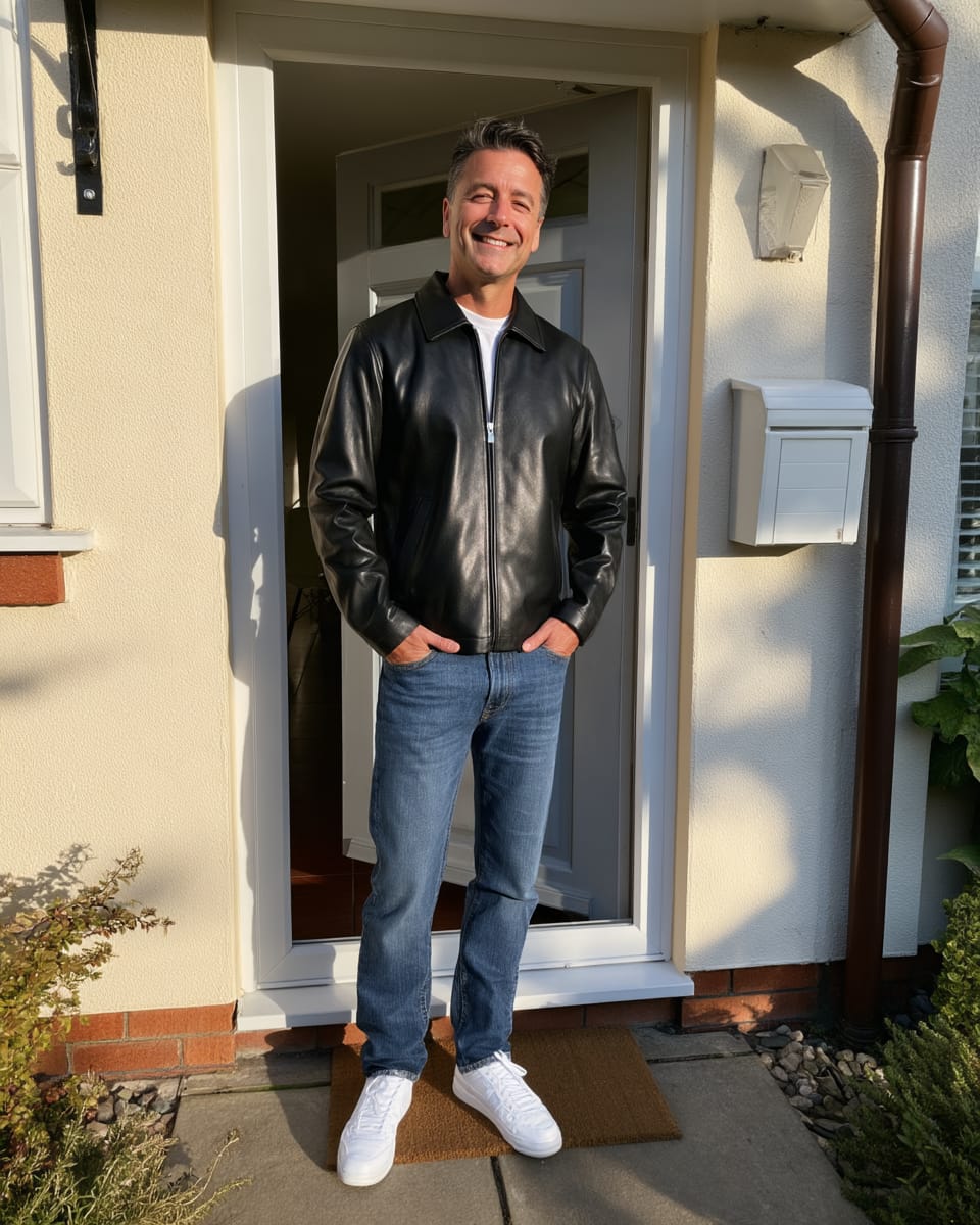 Customer photo review of Zellwear™ Leather jacket