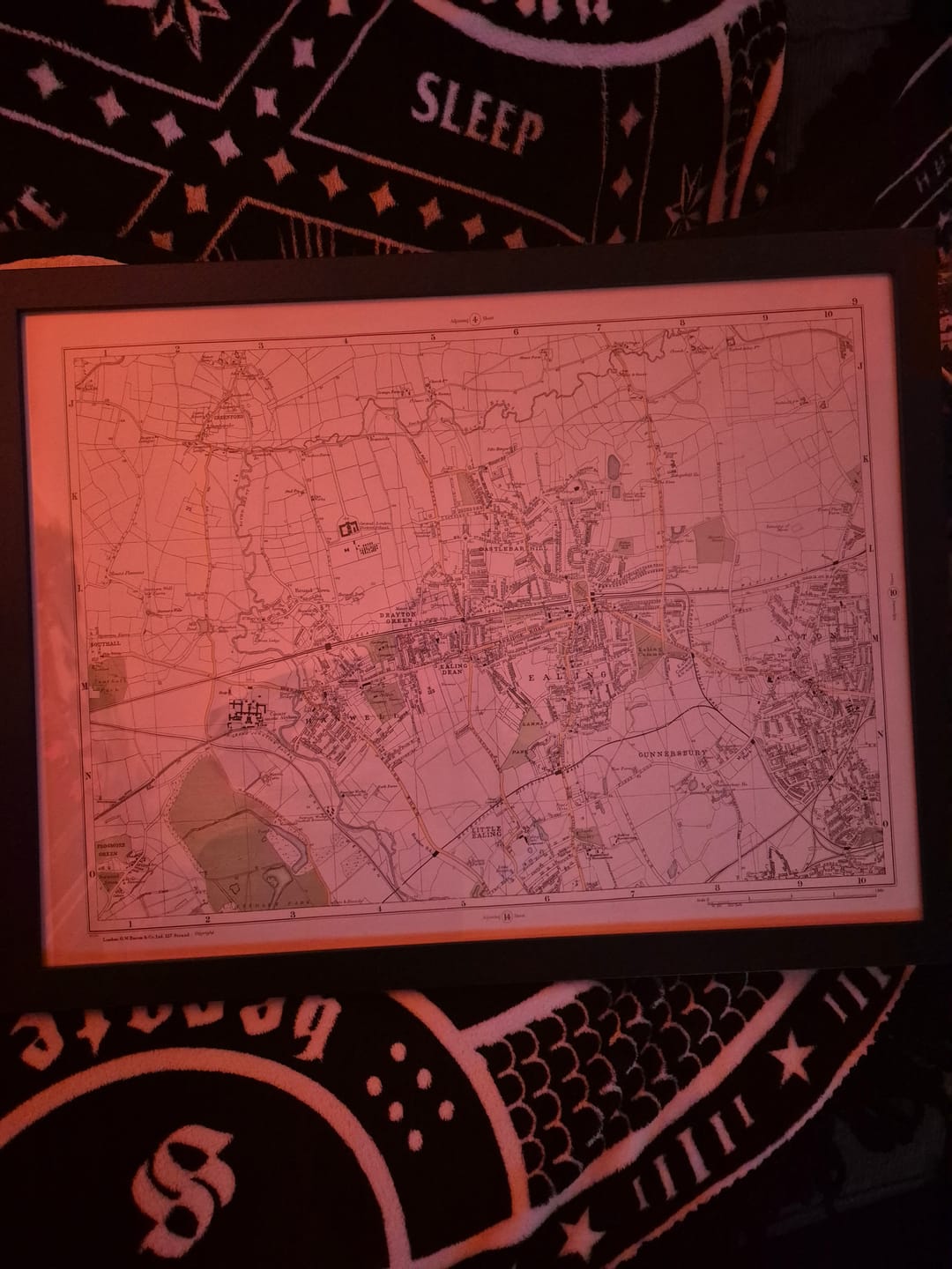 Customer photo review of Old Map of West London, 1900: Hanwell, Ealing, Acton, Osterley Park, Gunnersbury Park