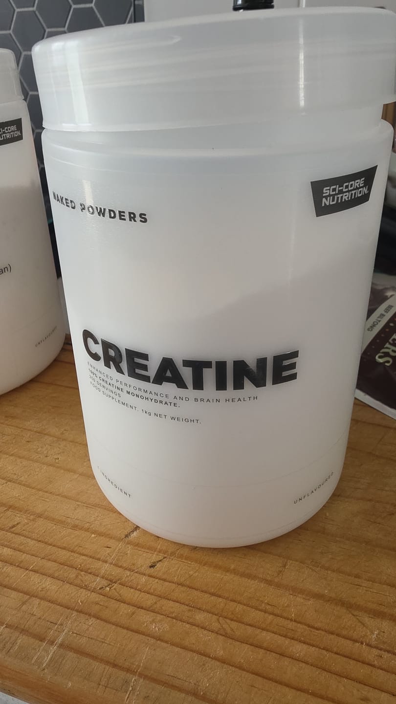 Customer photo review of NAKED CREATINE MONOHYDRATE - 1kg | 200 servings