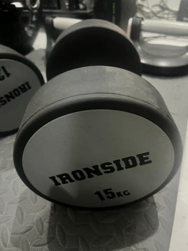 Customer photo review of Mancuerna Circular PEV 2.5 a 50 kg IRONSIDE (unidad)