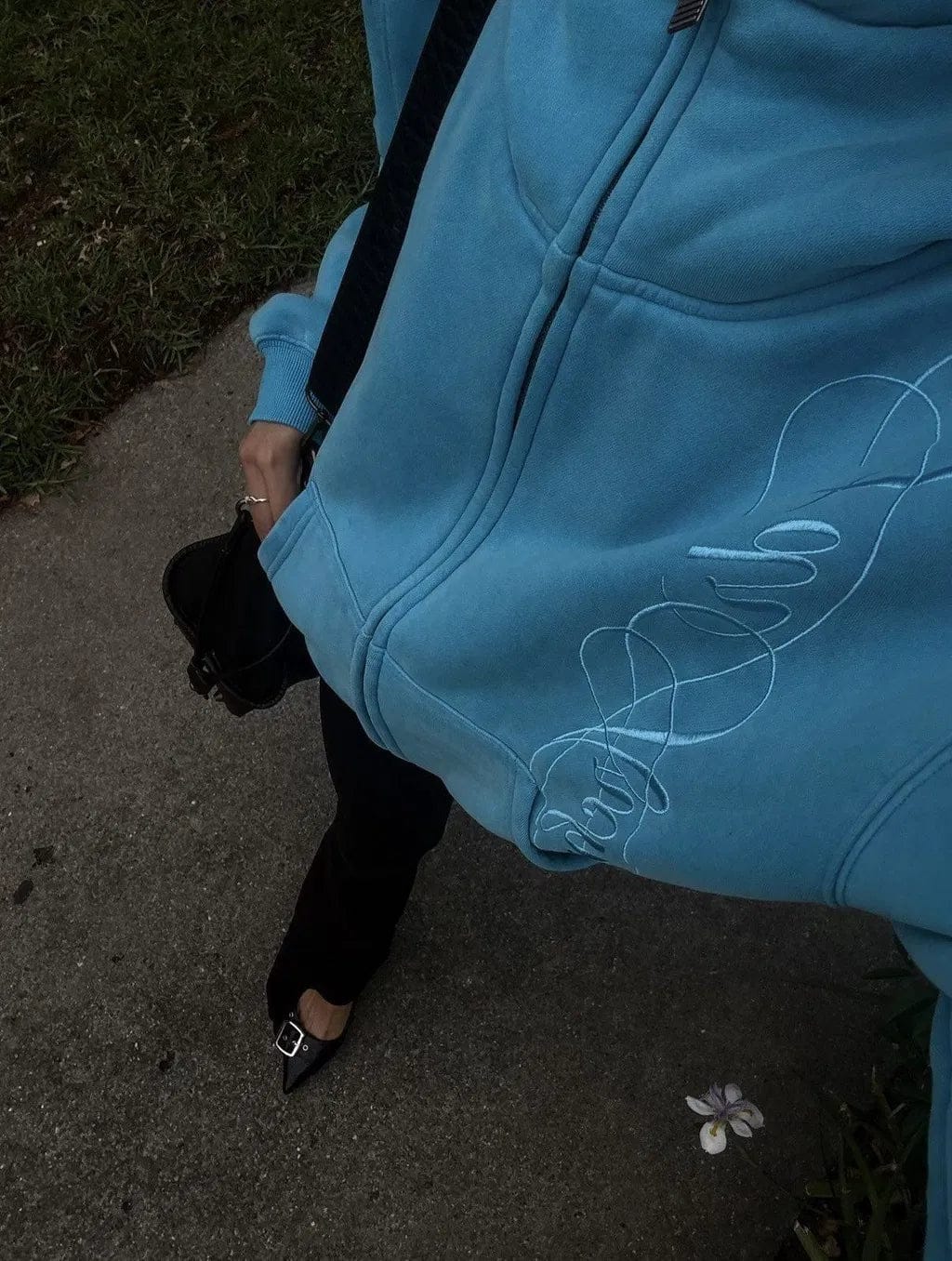 Customer photo review of Embroidered Hoodie