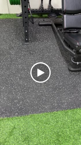 Customer photo review of Piso de Caucho en Rollo 10 metros IRONSIDE