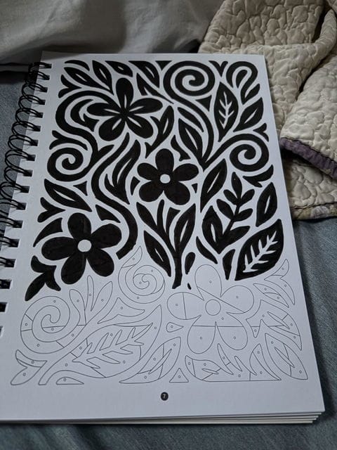 Customer photo review of One Color Malbuch – Originalausgabe