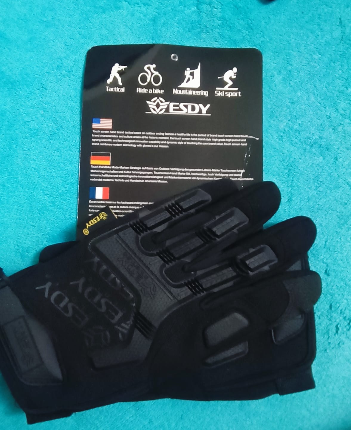 Customer photo review of GUANTES PROTECCIÓN GOMA ESDY BLACK