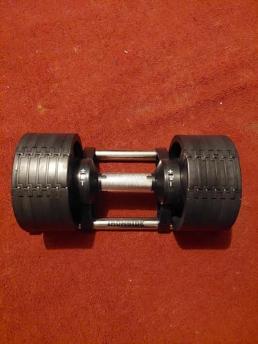 Customer photo review of Mancuerna Ajustable 20 kg IRONSIDE Block