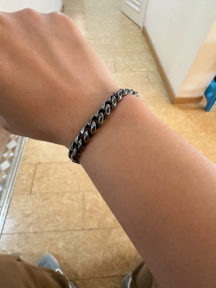 Customer photo review of Cuban Chain Bracelet