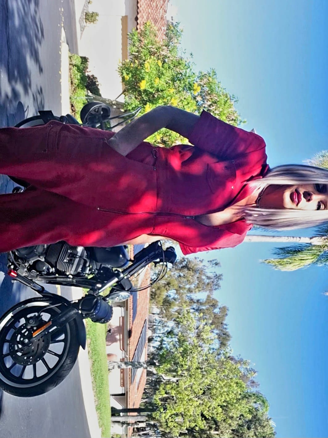 Customer photo review of Hell Crew Coverall - Red Rose