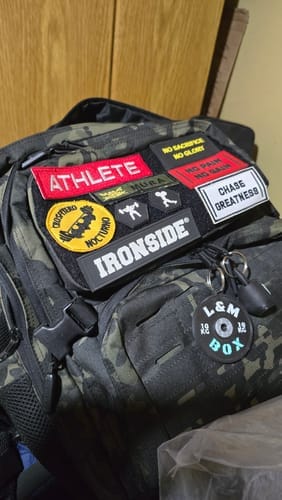 Customer photo review of Parches de Velcro IRONSIDE