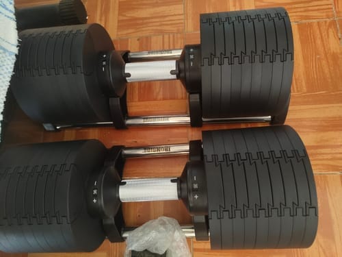 Customer photo review of Mancuerna Ajustable 20 kg IRONSIDE Block