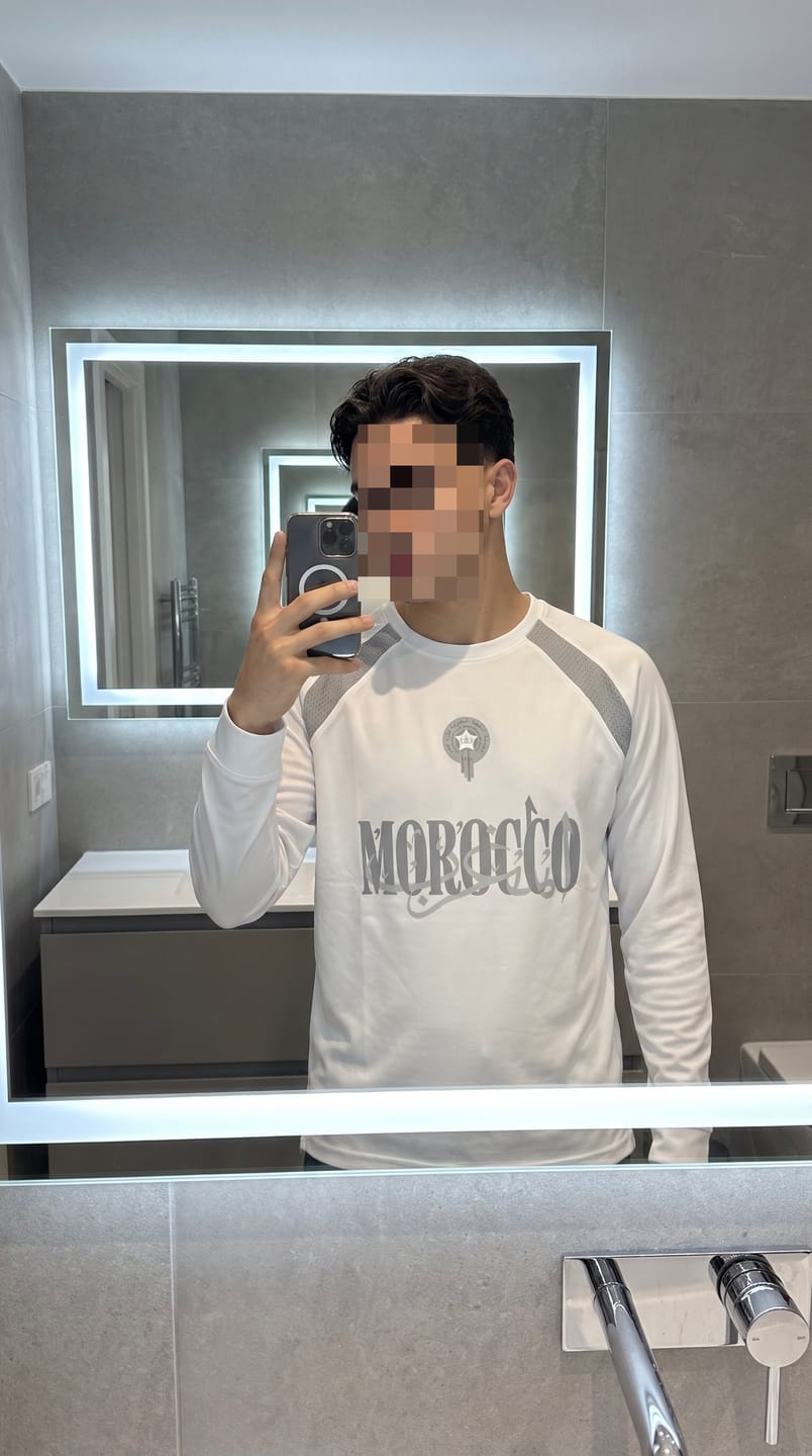 Customer photo review of Morocco Gray/white