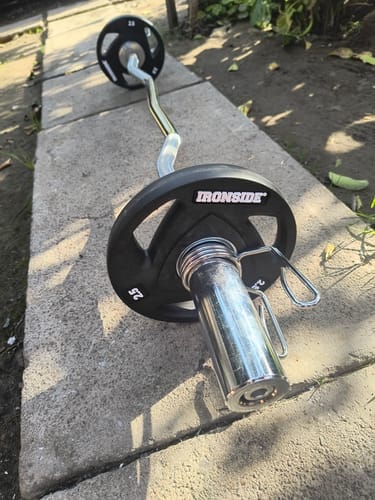 Customer photo review of Disco Olímpico de 3 Agarres IRONSIDE (2.5 a 25 kg)