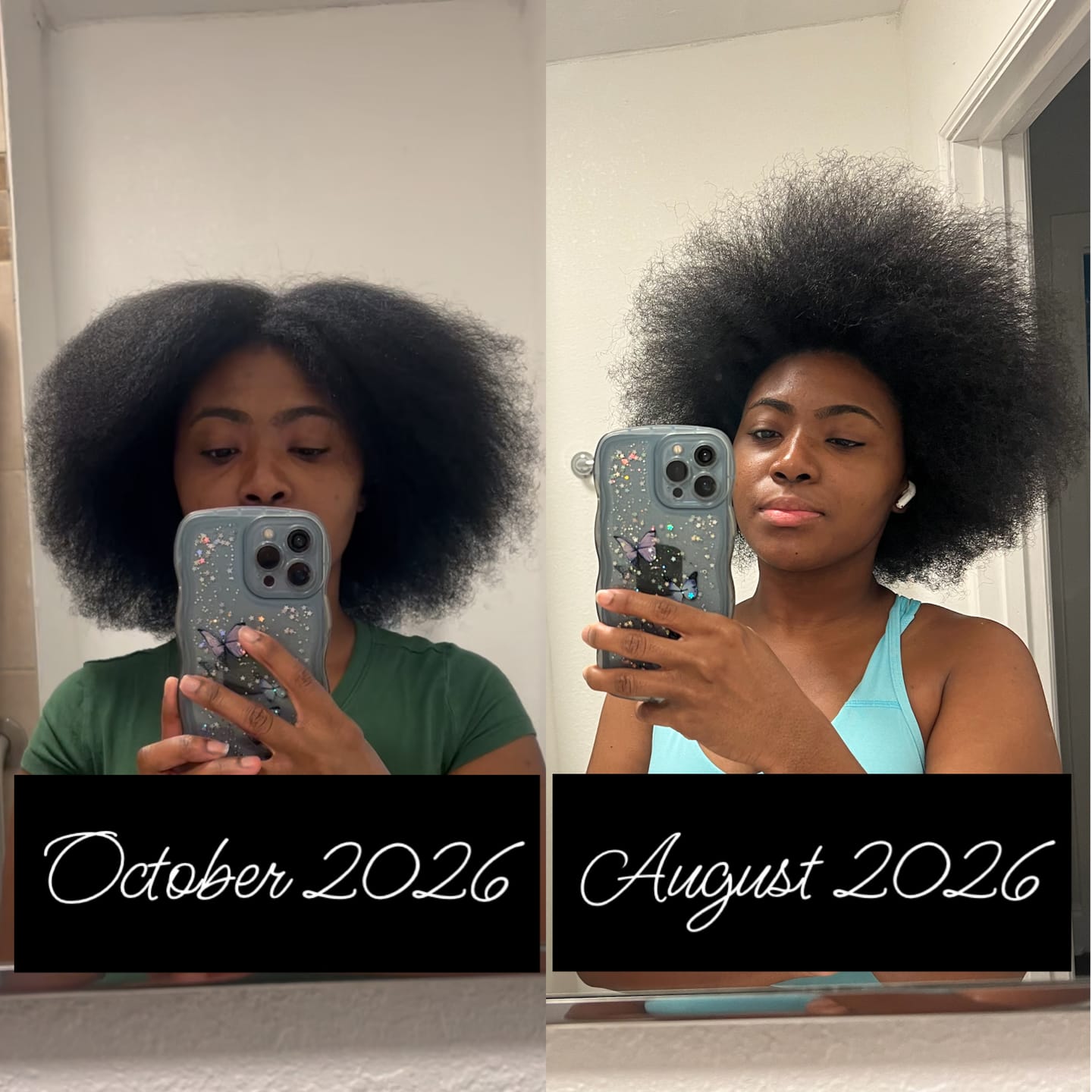 Customer photo review of Ultimate Healthy Hair Care Bundle - Limited Edition