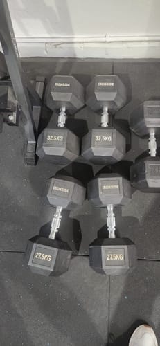 Customer photo review of Mancuerna Hexagonal (2.5 a 50 kg) IRONSIDE
