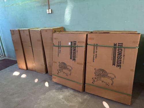 Customer photo review of Rack Pared para Discos Olímpicos IRONSIDE
