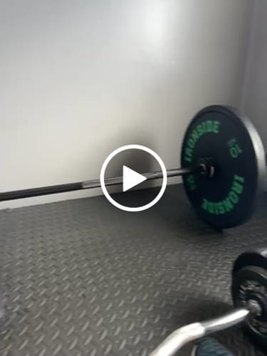 Customer photo review of Barra Olímpica Negra Cerakote 15kg IRONSIDE