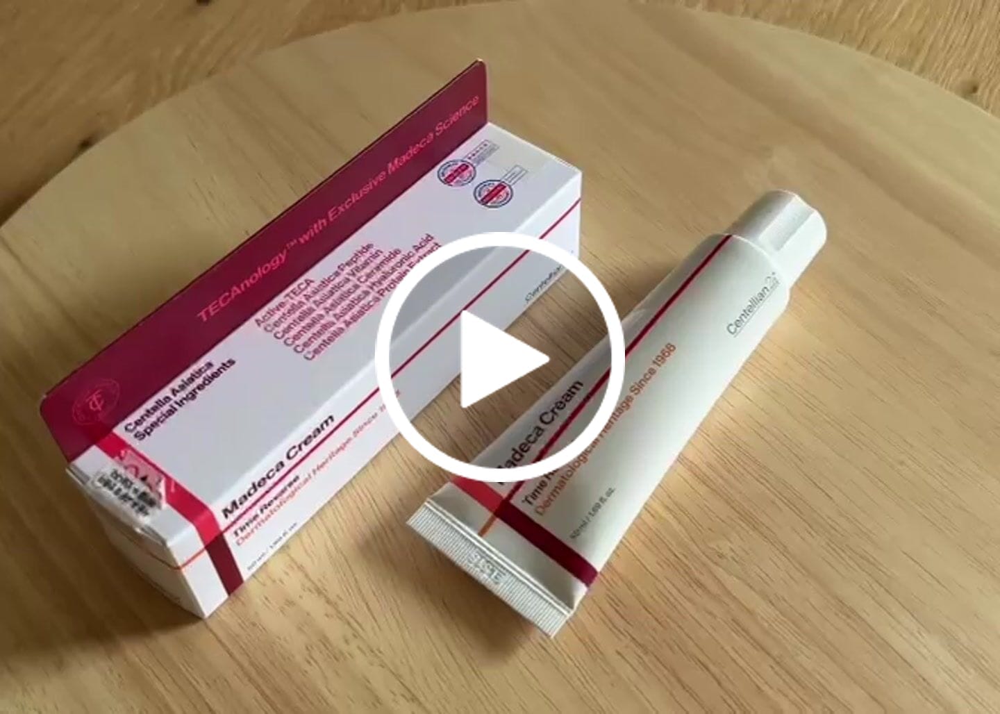 Customer video review of [Centellian24] Madeca Cream Time Reverse 50ml