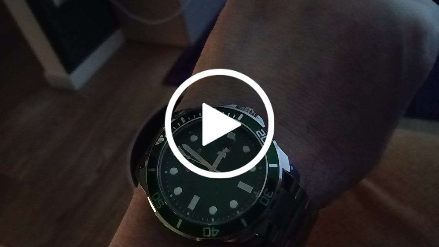Customer video review of Curren Sub® orologio uomo acciaio
