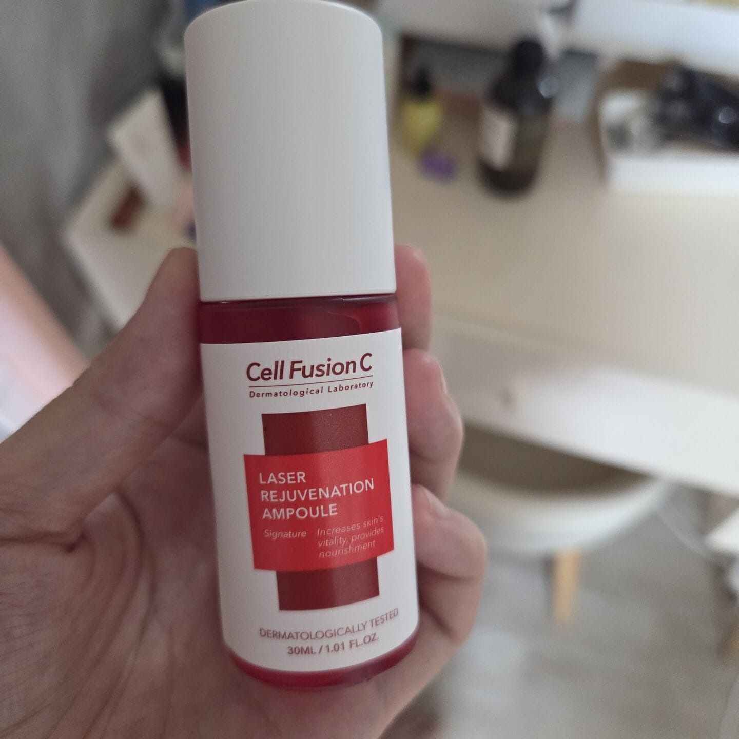 Customer photo review of Laser Rejuvenation Ampoule