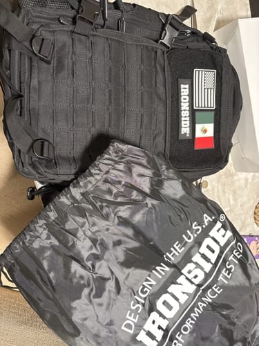 Customer photo review of Parches de Velcro IRONSIDE