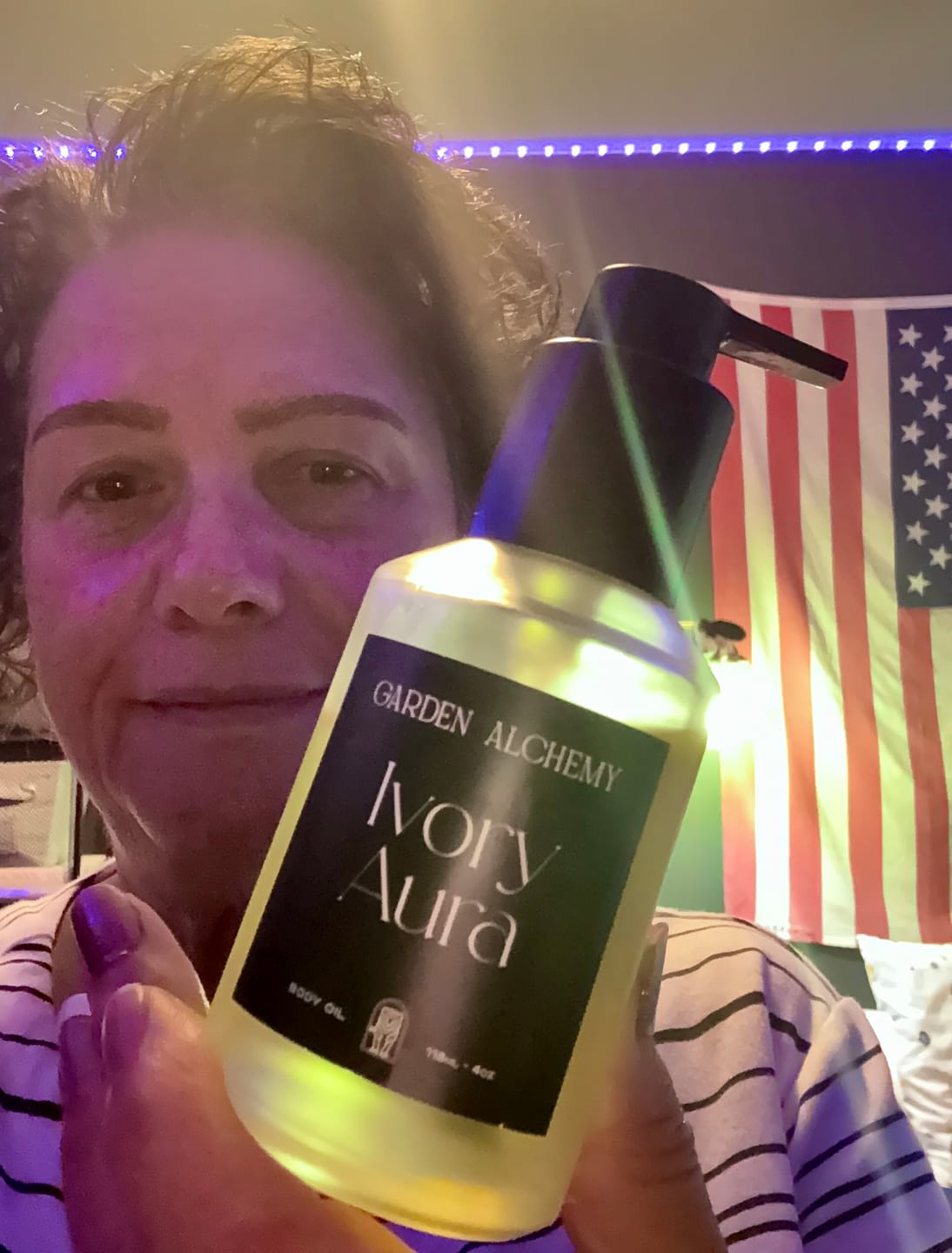 Customer photo review of Ivory Aura Body Oil